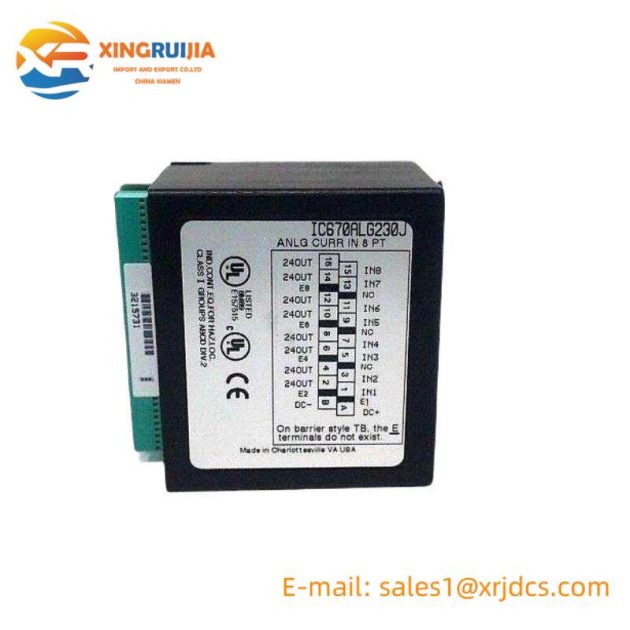 GE IC670ALG230 Analog Input Current 8 Channel Module - Precision Control for Industrial Automation