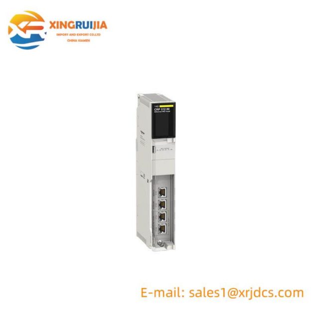 SCHNEIDER 140CRP31200 Ethernet RIO Drop E/IP Module for Industrial Automation Control Systems