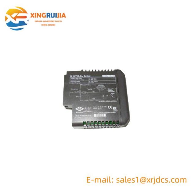 EMERSON KJ3001X1-BB1 | 12P0550X132 DI 8-Channel 24 VDC Dry Contact Card - Precision Control Module for Industrial Automation