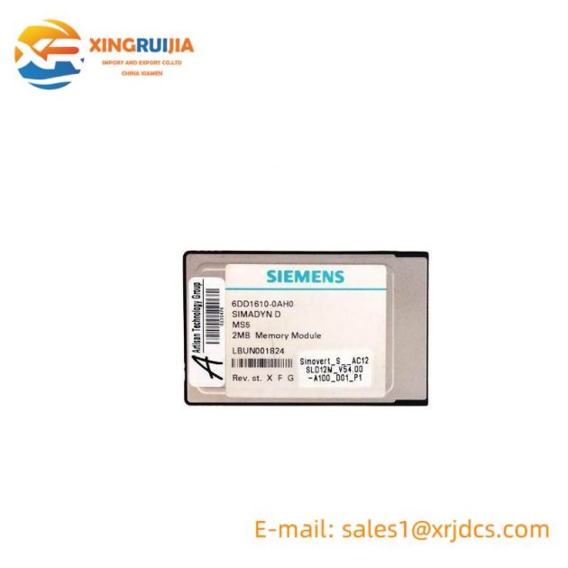 SIEMENS 6DD1610-0AH0 SIMADYN D Memory Submodule for Advanced Control Applications